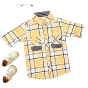 BabyShop kids party wear check shirt